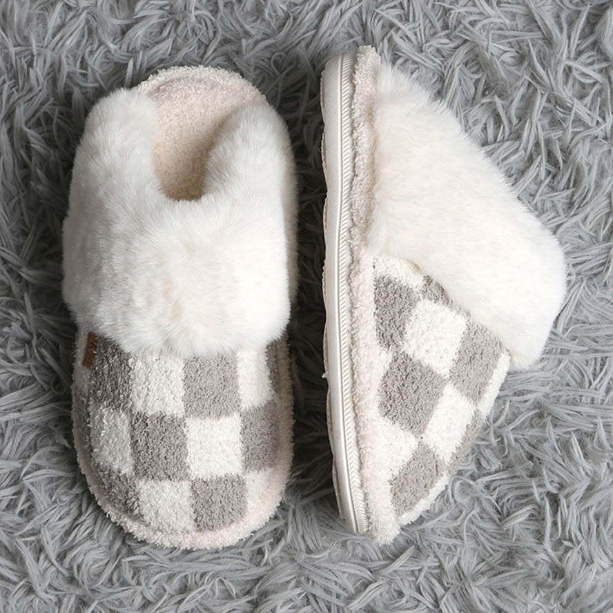 Checkered Slippers
