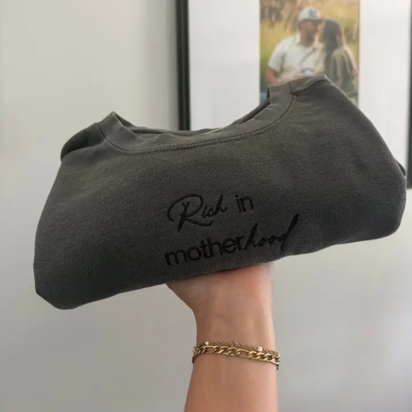 Rich crewneck- Embroidered