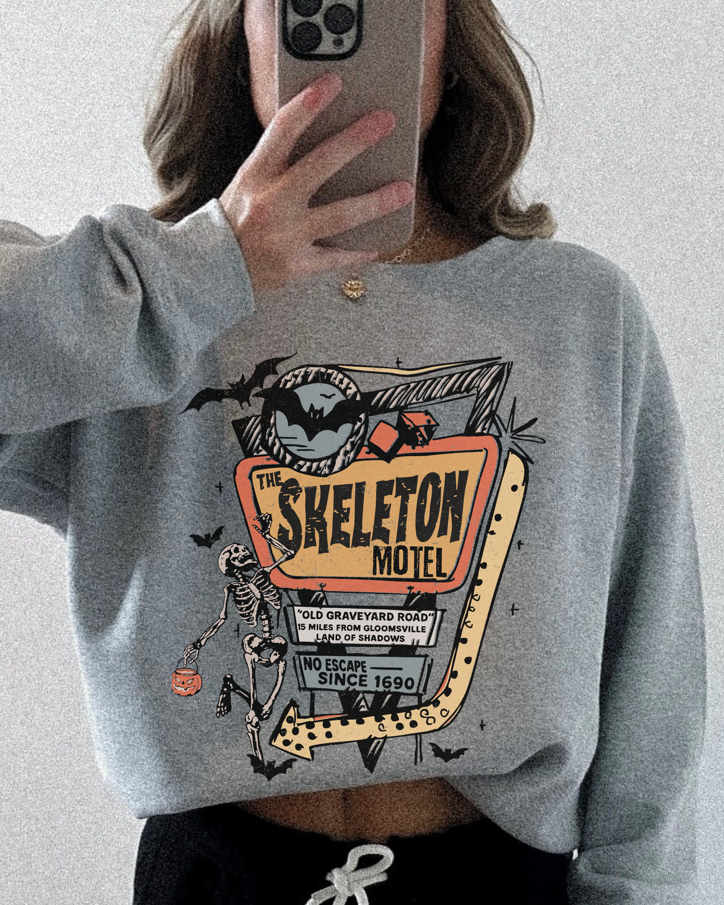 Skeleton Motel Sweater