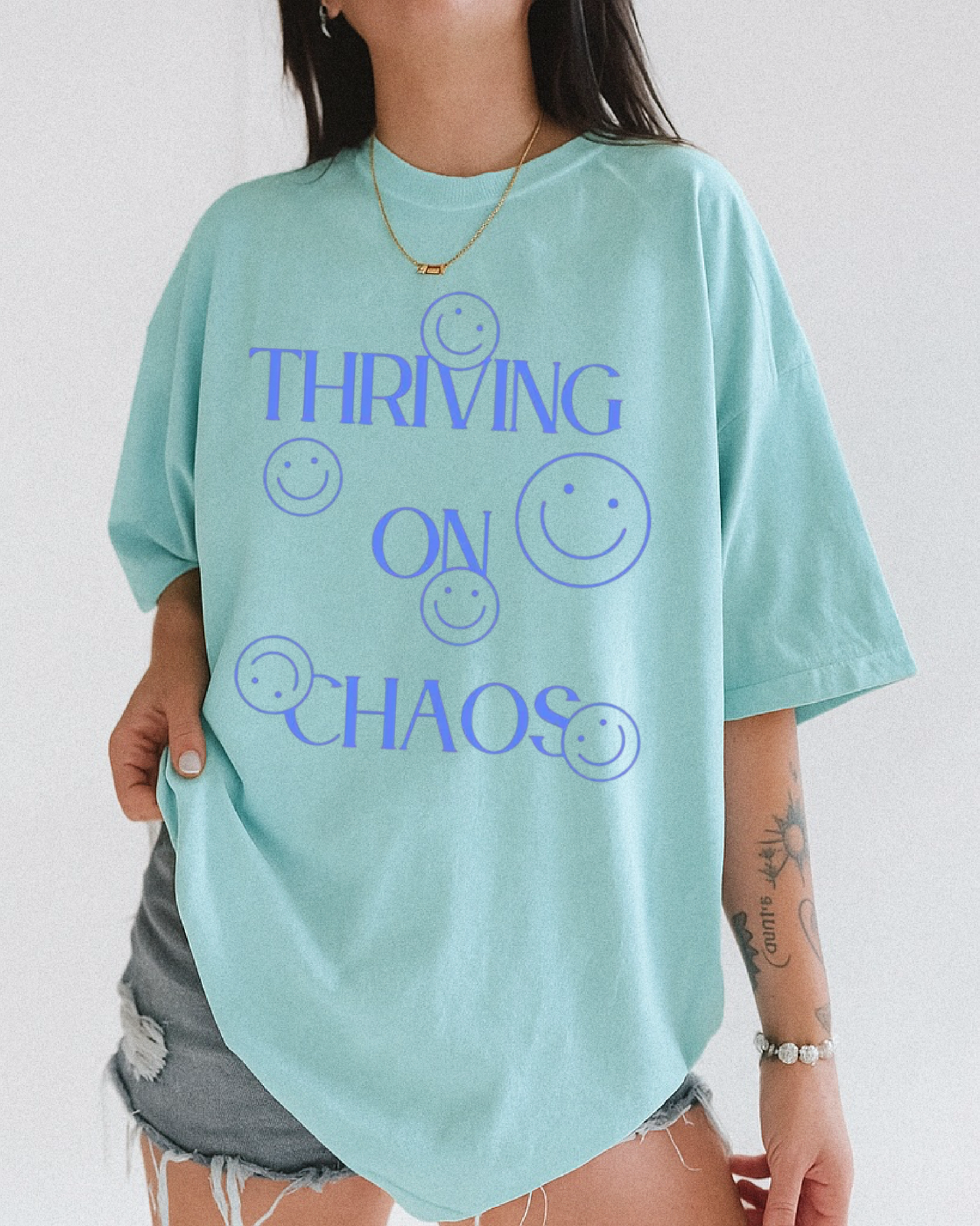 Thriving on chaos tee