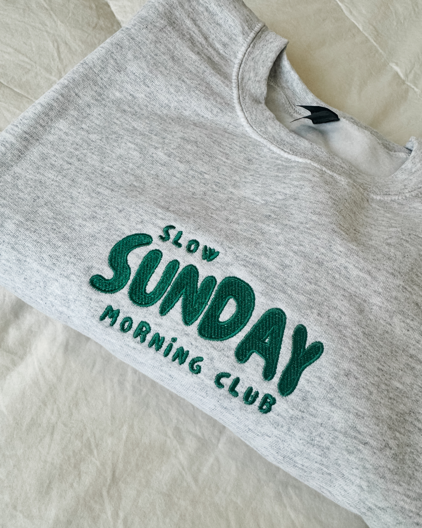 Embroidered Sunday Morning Sweater