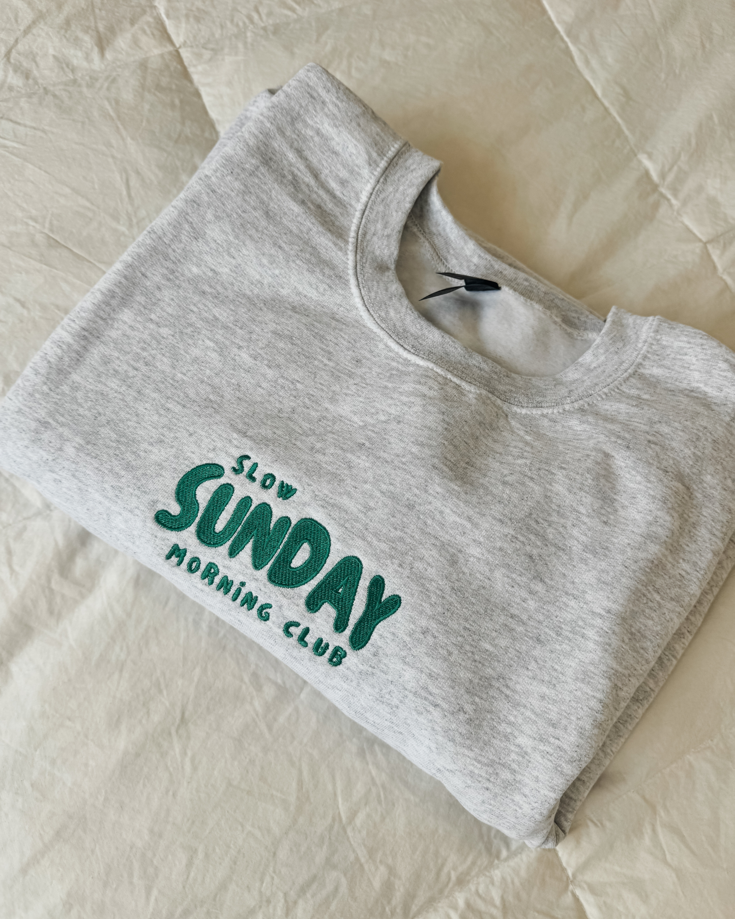Embroidered Sunday Morning Sweater