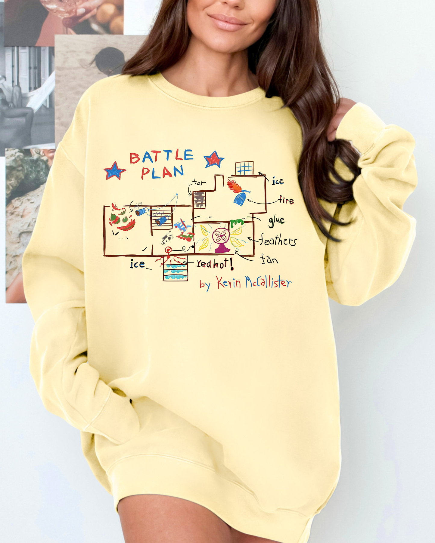 Home alone battle plan crewneck