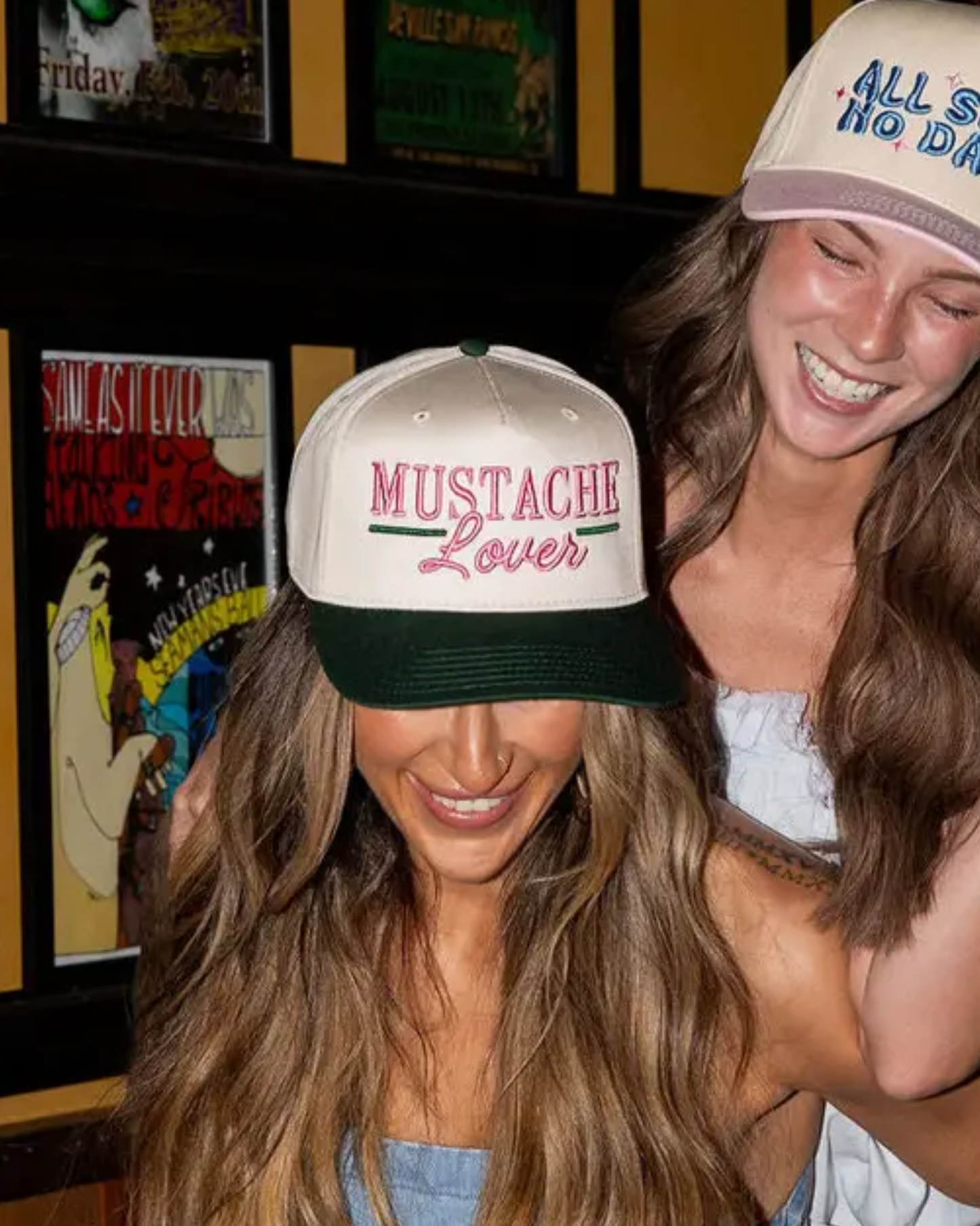 Mustache Lover trucker hat