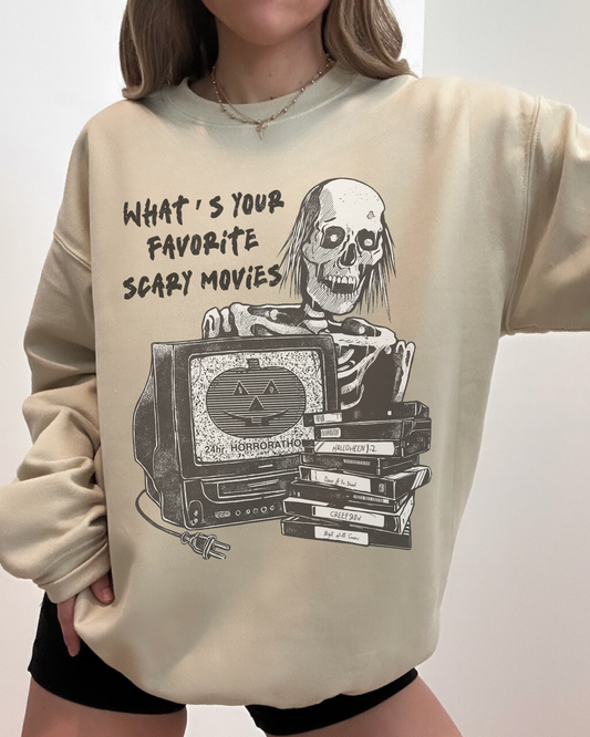 Scary Movies Sweater
