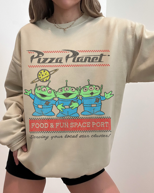 Vintage Pizza Planet Crew