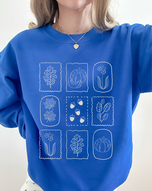 Fall Stamps Sweater