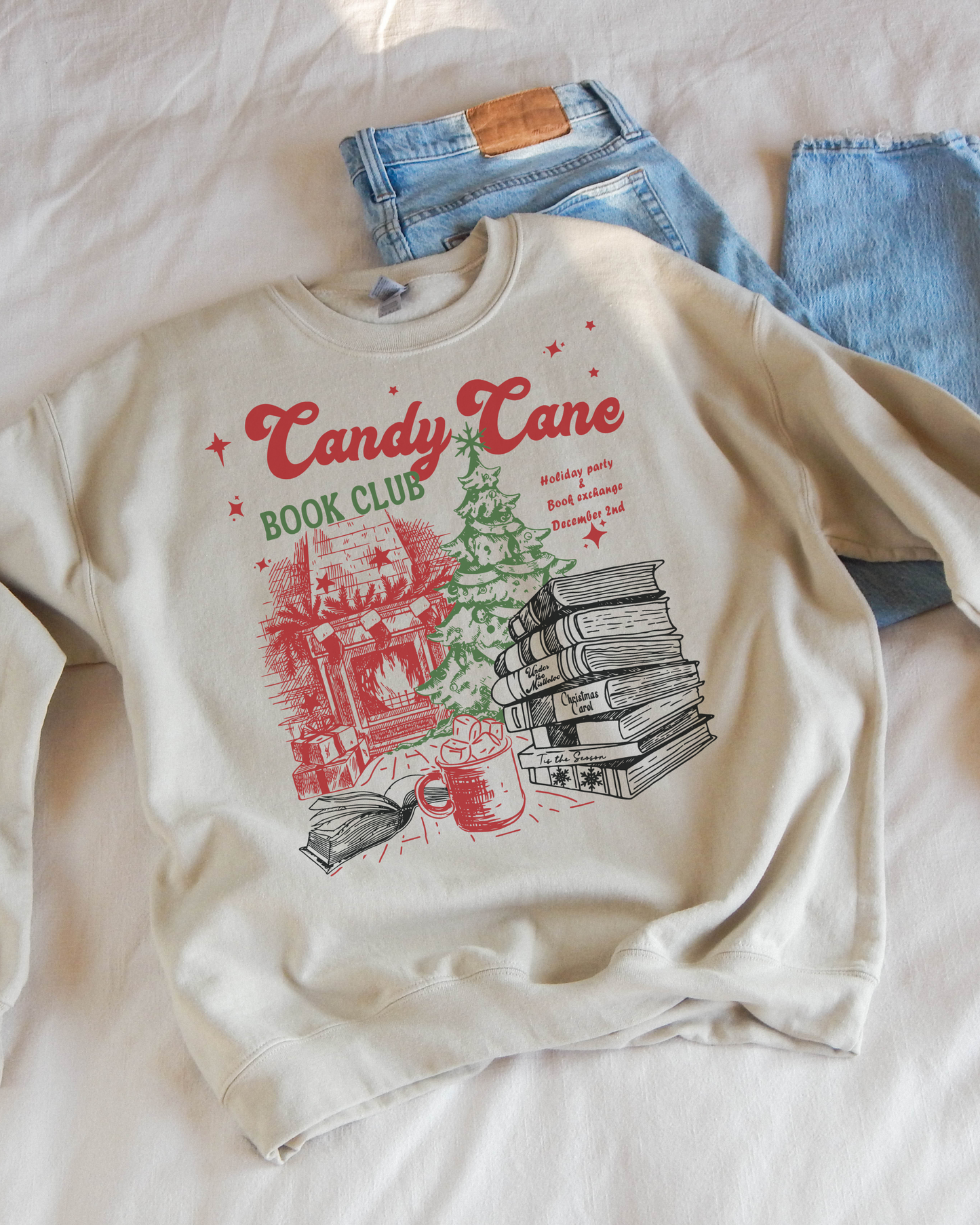 Candy cane lane crewneck