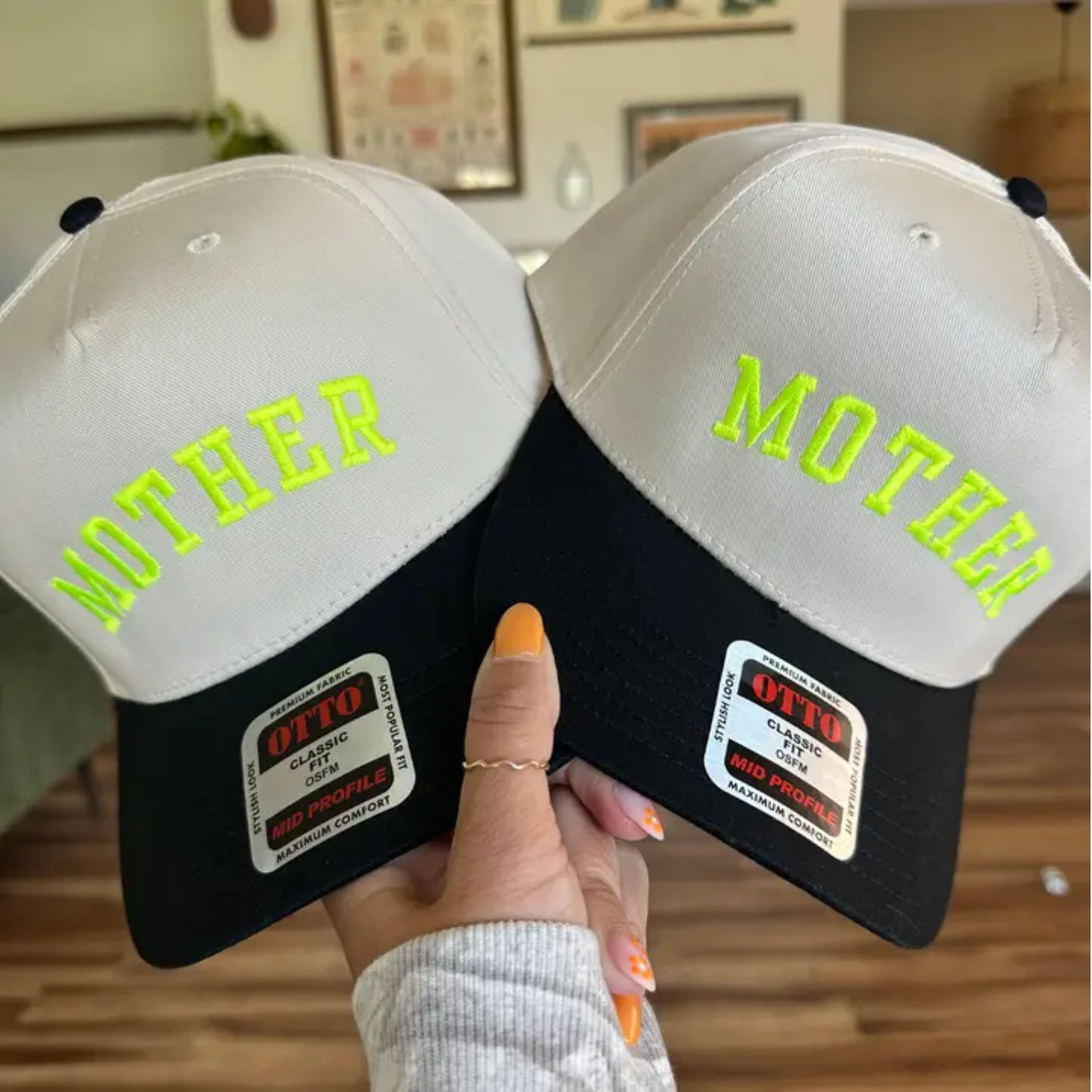 Neon mother trucker hat