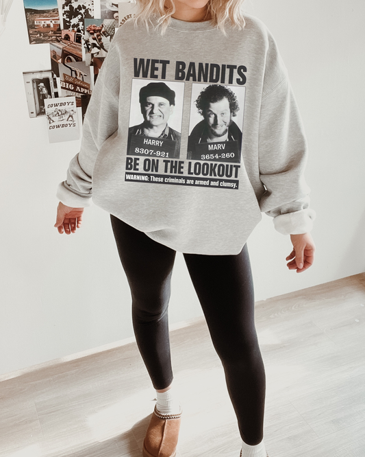 Wet bandits crewneck