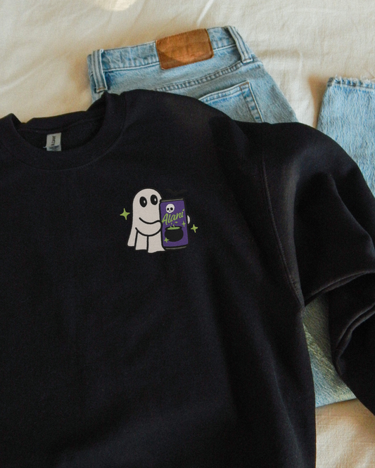 Embroidered Alani Ghostie Sweater