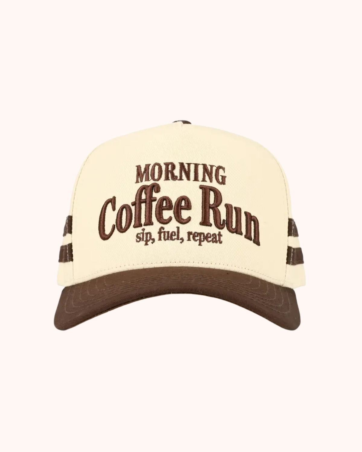 Coffee run trucker hat