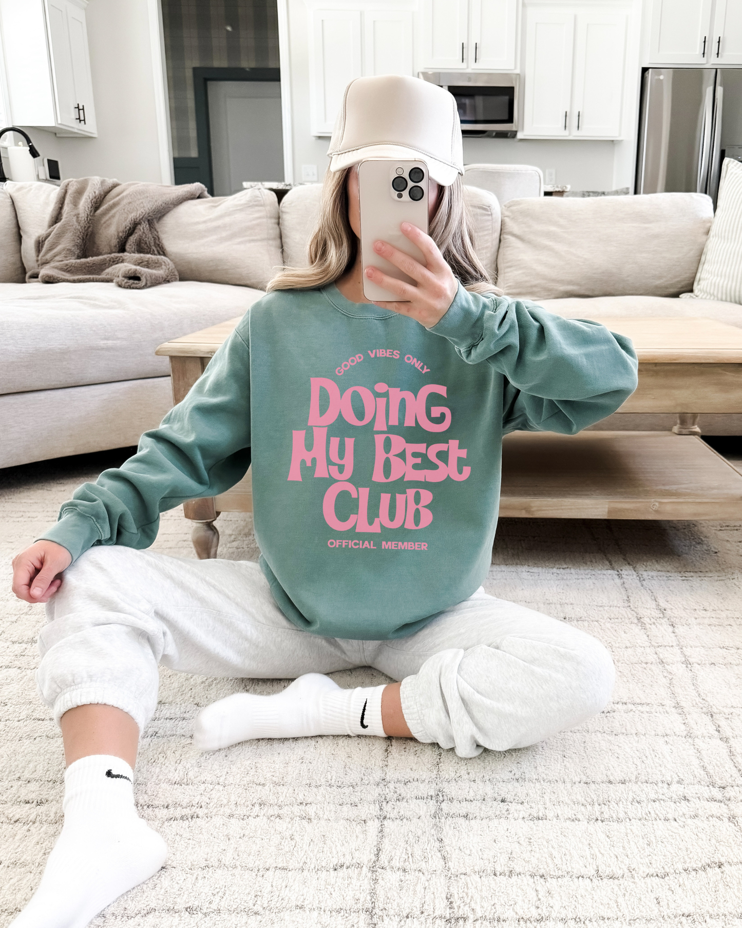 Doing my best crewneck