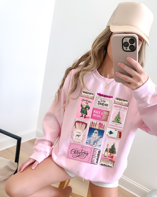 Christmas matchbox crewneck
