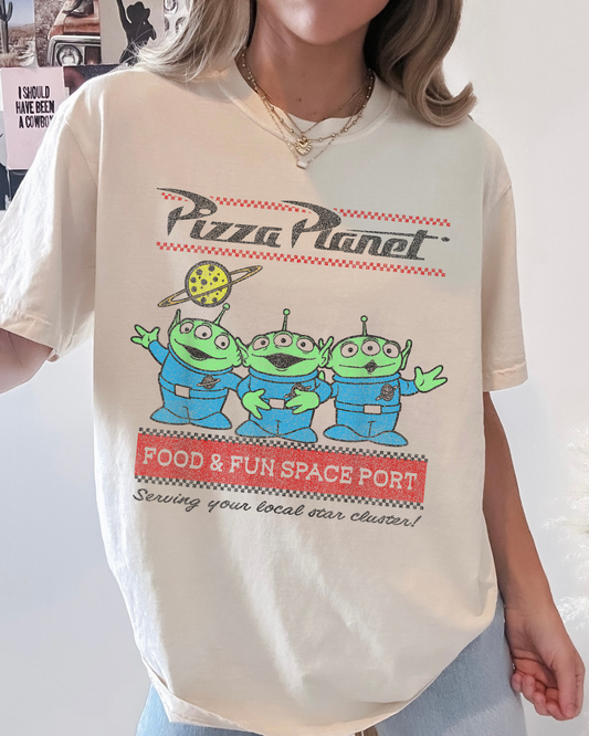 Vintage Pizza Planet Tee