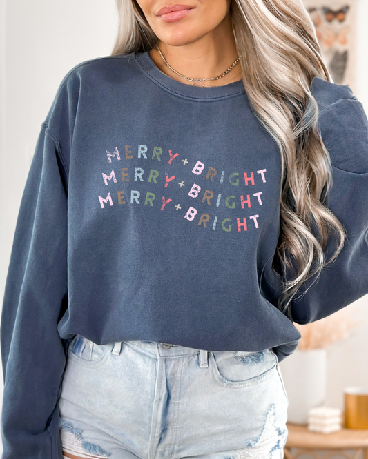 Merry & Bright crewneck