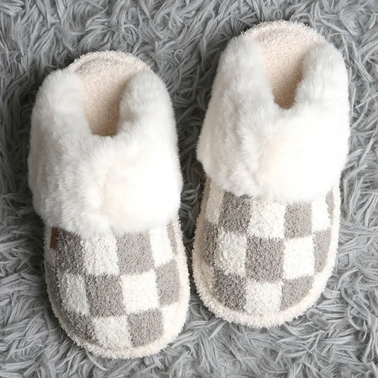 Checkered Slippers